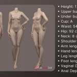 FunWest Doll 159 cm bonnet A silicone – Asian Alice — vue 3
