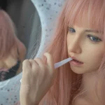 Jiusheng Doll 168 cm bonnet C silicone – Lisa mâchoire mobile — vue 7