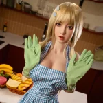 Orange In Doll 161 cm bonnet F silicone – Yumi Radiance — vue 2