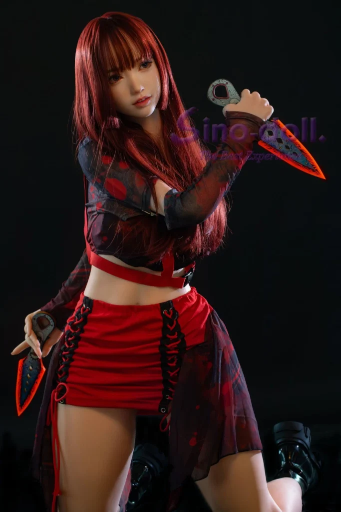 Sino Doll Soft-Max 167 cm bonnet G silicone Platinum – Linqiu — vue 1