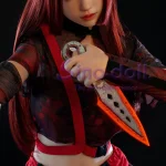 Sino Doll Soft-Max 167 cm bonnet G silicone Platinum – Linqiu — vue 3