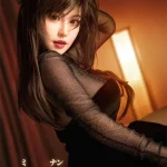 haut Sino 163 cm bonnet D silicone Platinum – Minan — vue 1