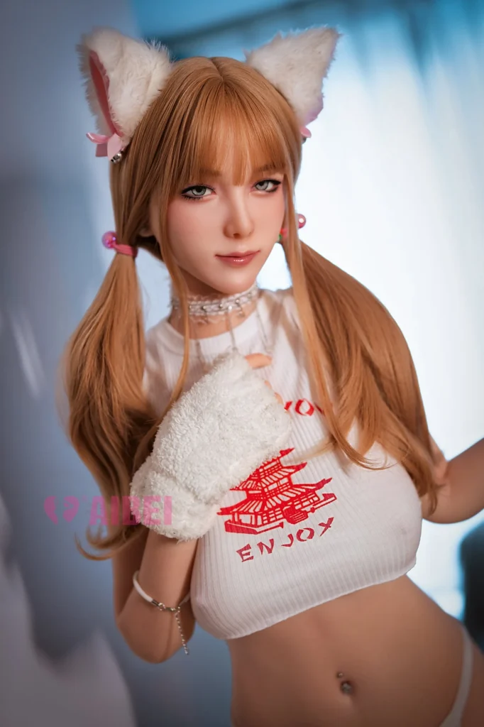 Aibei Doll 158 cm bonnet F Luxe silicone – Rika — vue 1