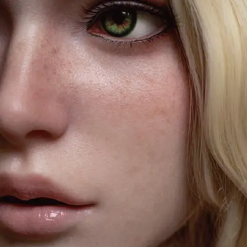 Taches de rousseur du visage